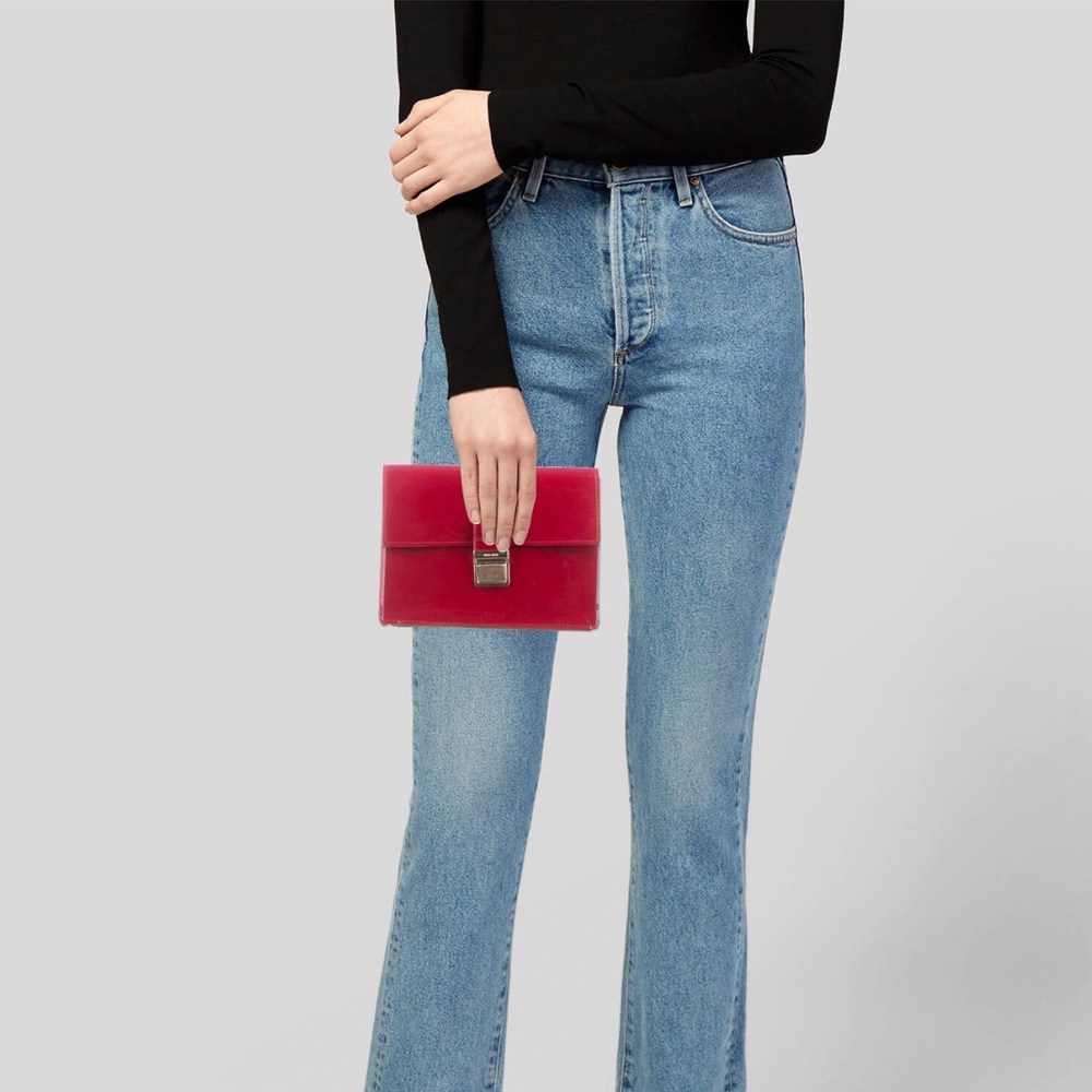 Miu Miu Patent Leather Clutch